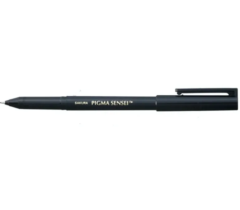 Pigma Sensei Black Pen (view sizes)
