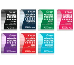 Pilot Parallel Pen Cartridge – Black – 6 Piece
