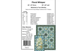Pine Tree Country Quilts Floral Whisper Quilt Sewing Pattern