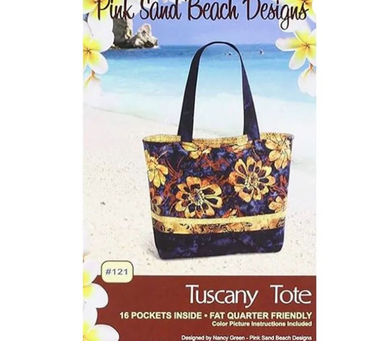 Pink Sand Beach Design Tuscany Tote Pattern