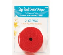 Pink Sands Navy Polypro Webbing 1-inch by 2-yards
