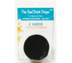 Pink Sands Red Polypro Webbing 1-inch by 2-yards