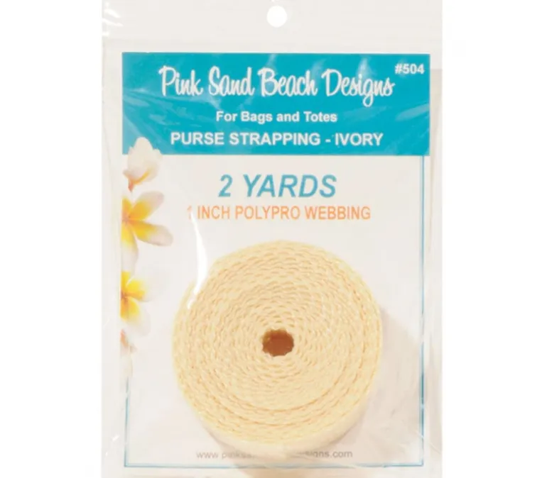 Pink Sands Royal Blue Polypro Webbing 1-inch by 2-yards