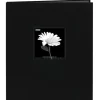 Pioneer Fabric Postbound Album – 8.5-inch x 11-inch – Deep Black
