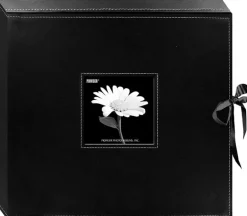 Pioneer Leatherette Postbound Album – 12-inch x 12-inch – Black