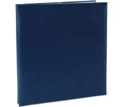 Pioneer Leatherette Postbound Album – 8.5-inch x 11-inch – Navy Blue