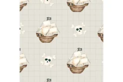 Pirates Ahoy! Skulls on Teal