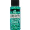 Plaid Folkart Glitterific Paint – 2-ounce – Evergreen
