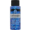 Plaid Folkart Glitterific Paint – 2-ounce – Dark Blue