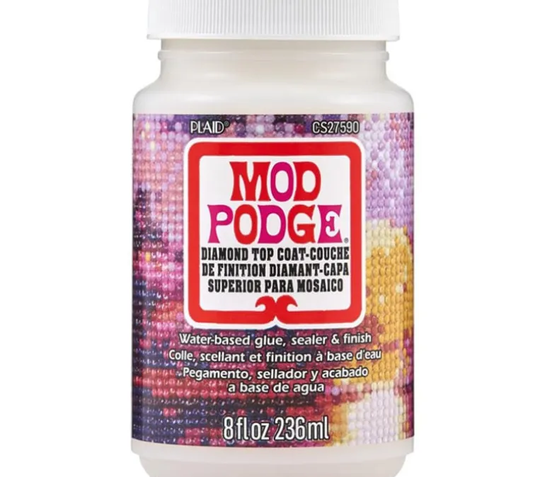 Plaid Mod Podge Diamond Top Coat Acrylic Sealer – 8-ounce