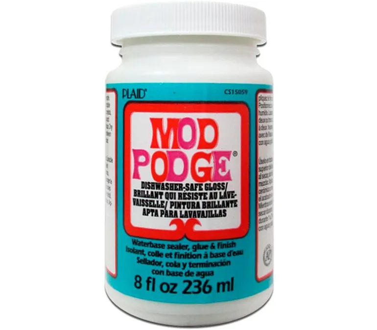 Plaid Mod Podge Dishwasher Safe – 8-ounce – Gloss