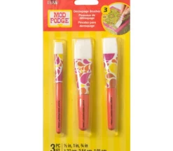 Plaid Mod Podge Short Handle Brush Set – 3 Piece