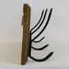 Plaque With 3 Hooks