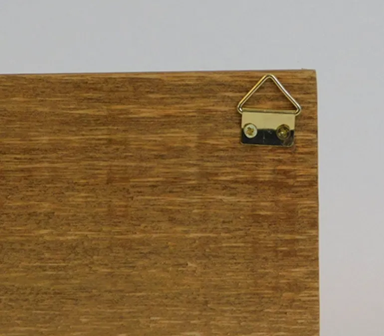 Plaque With 3 Hooks