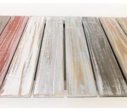 Plaque – 8 Slats – Ombre Finish – Rectangle