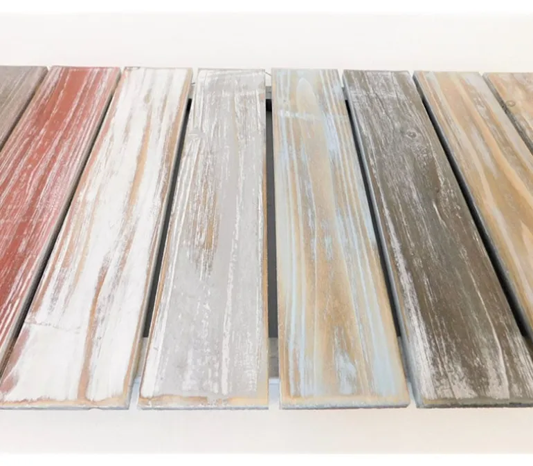 Plaque – 8 Slats – Ombre Finish – Rectangle