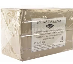 Plastalina Modeling Clay – 4-1/2-pound – Gray