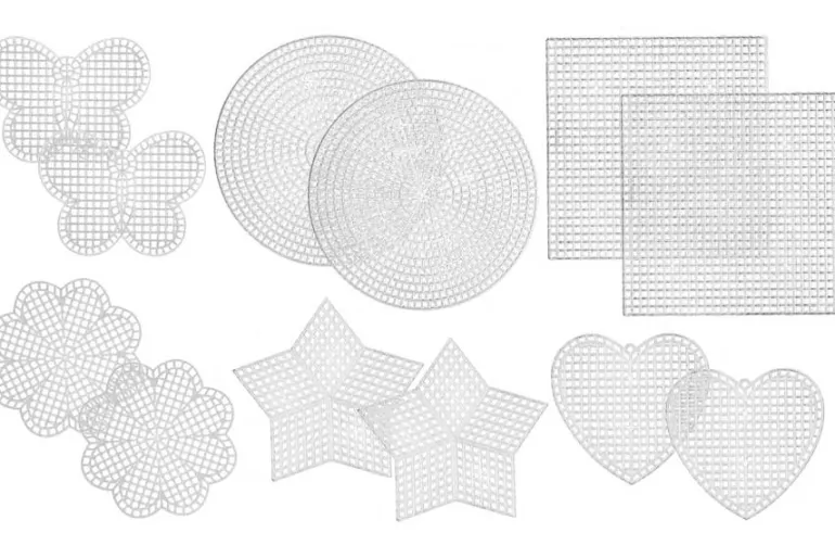 Plastic Canvas Variety Pack, Clear,12 pieces