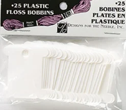 Plastic Floss Bobbins – Pack of 25 Janlynn 3002-02