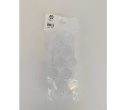 Plastic Storage Jars – 12 Piece – Small