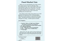 Playing with Panels Market Tote Sewing Pattern