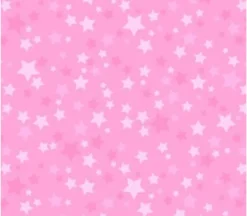 Playtime Flannel Stars in Tonal Pink