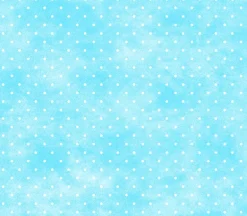 Playtime Flannel Tiny Dot On Aqua