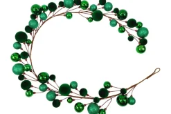 24″ Poinsettia Pine Berry Pinecone Wreath