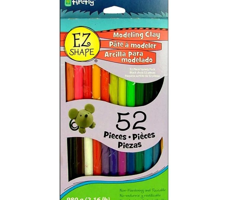 Polyform EZ Shape Modeling Clay Set – 52 Piece