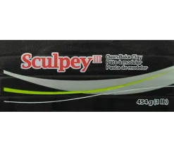 Polyform Sculpey III Clay – 1-pound – Black