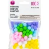 Pom-Poms -10mm – 100pc. – Black