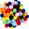 Pom-Poms – 10mm – 100pc. – Brown