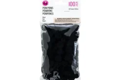 Pom-Poms – 10mm – 100pc. – Brown