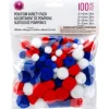 Pom-Poms -10mm – 100pc. – White