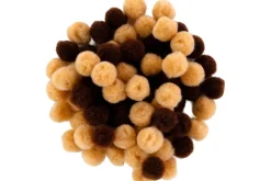 Pom-Poms -10mm – 100pc. – White