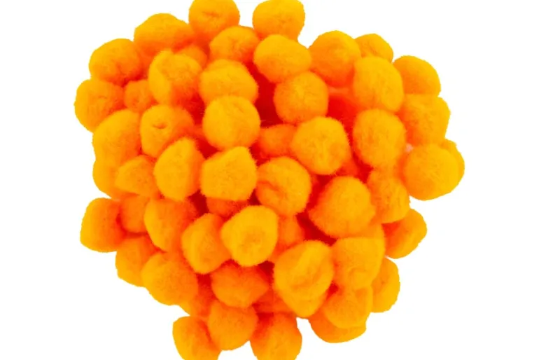 Pom-Poms -10mm – 100pc. – White