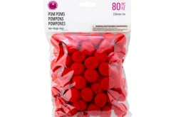 Pom-Poms -10mm – 100pc. – White