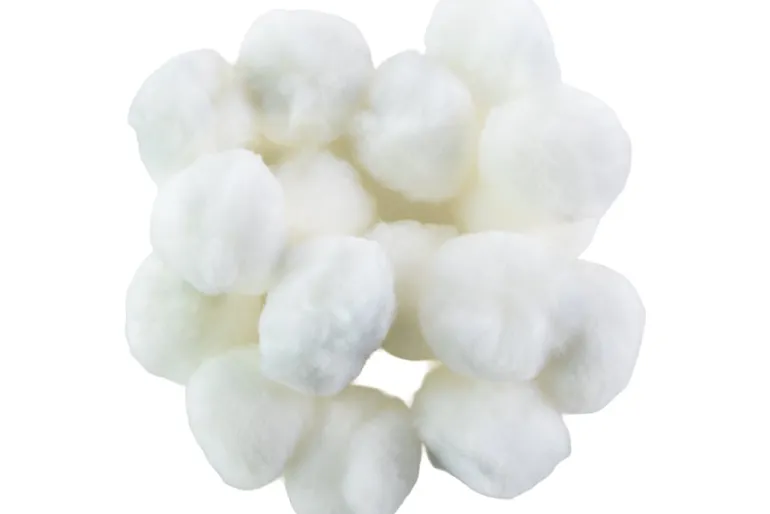 Pom-Poms -10mm – 100pc. – White