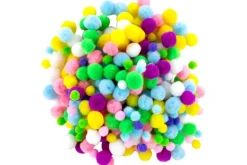 Pom-Poms -10mm – 100pc. – White