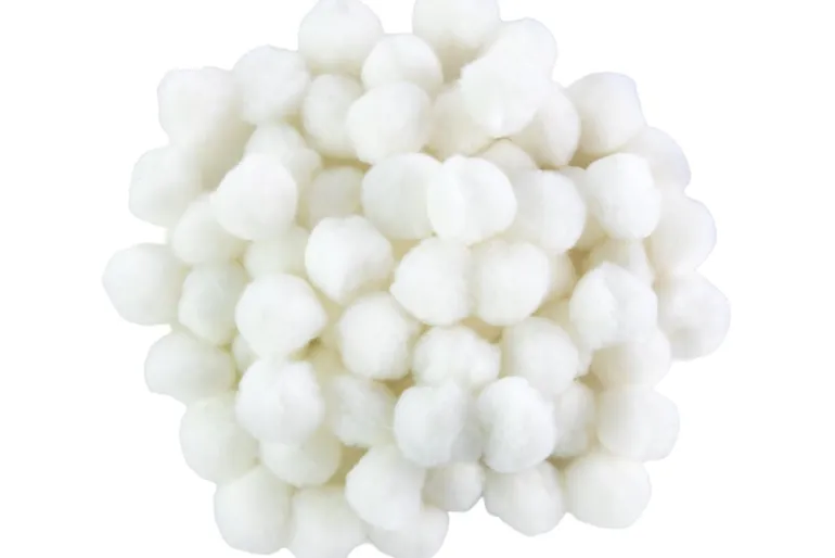 Pom-Poms -10mm – 100pc. – White