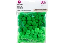 Pom-Poms -10mm – 100pc. – White