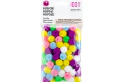 Pom-Poms – Multi-Size – 300pc. – White
