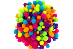 Pom-Poms – Multi-Size – 300pc. – White
