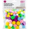 Pom-Poms – 1″ – 80pc. – Green Mix