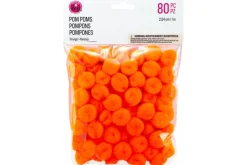Pom-Poms – 0.5″ – 100pc. – Orange Mix