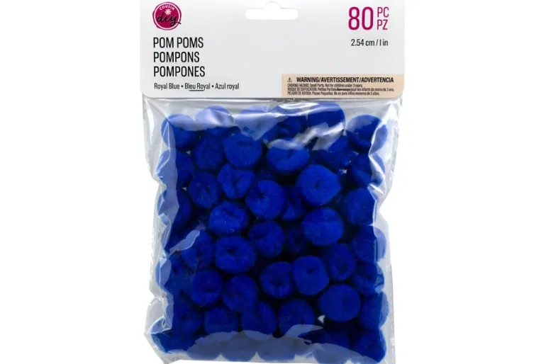 Pom-Poms – 0.5″ – 100pc. – Orange Mix