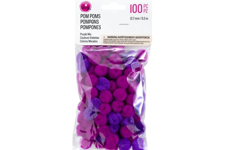 Pom-Poms – 2″ – 20pc. – Pastel Mix