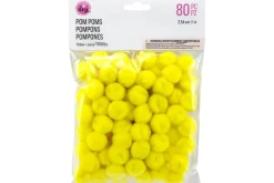 Pom-Poms – 1″ – 80pc. – Purple Mix