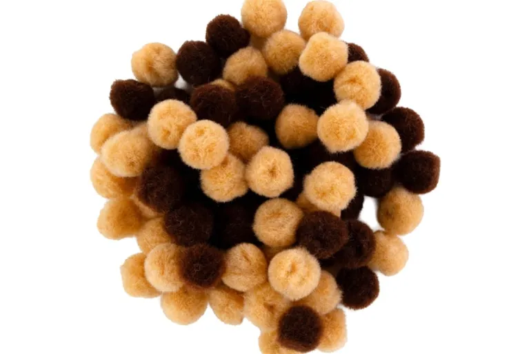 Pom-Poms – 1″ – 80pc. – Purple Mix