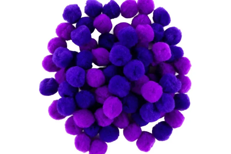 Pom-Poms – 2″ – 20pc. – Red